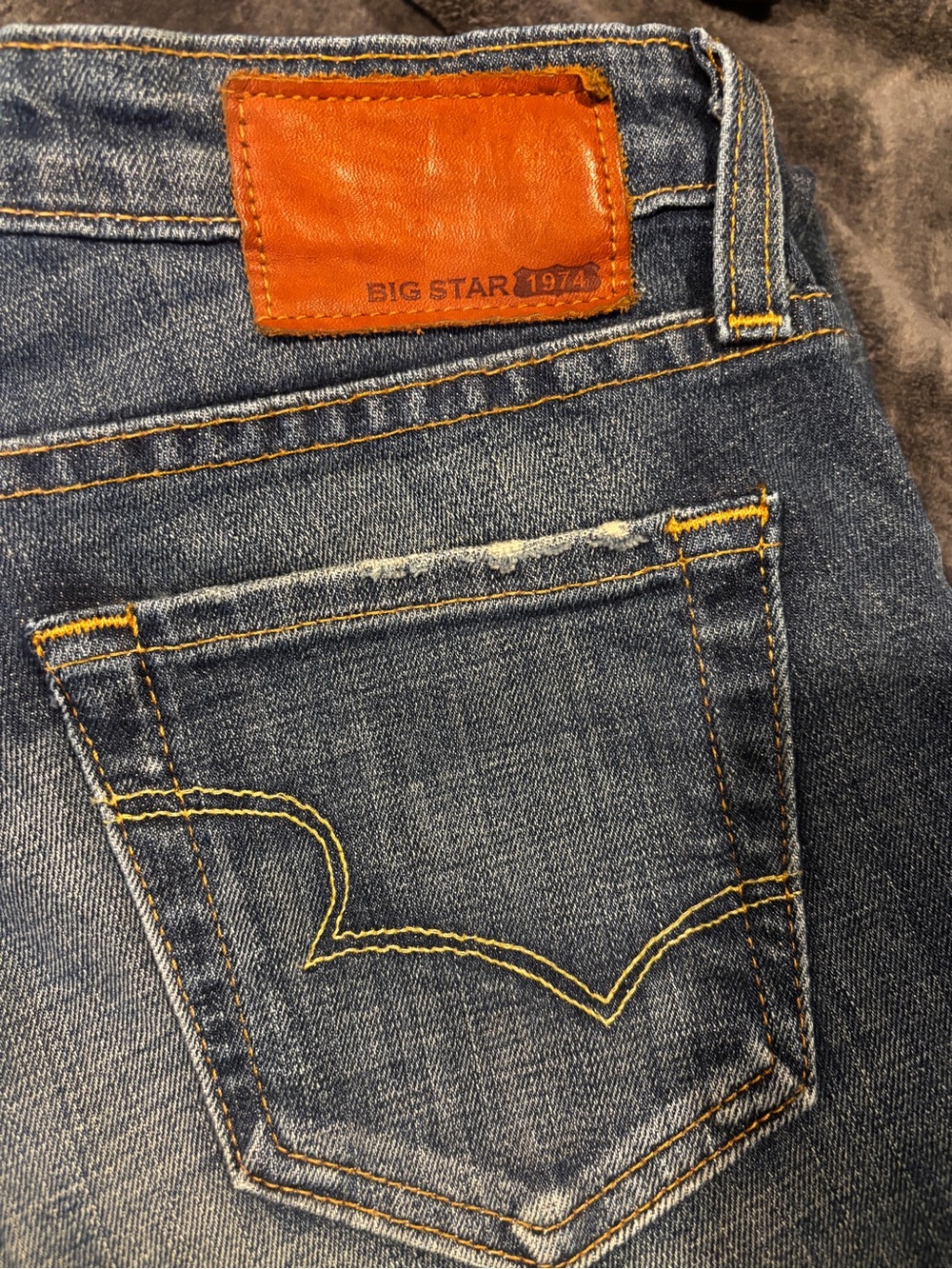 Big Star Envy Blue Denim skinny jeans size 28 - Picture 3 of 9
